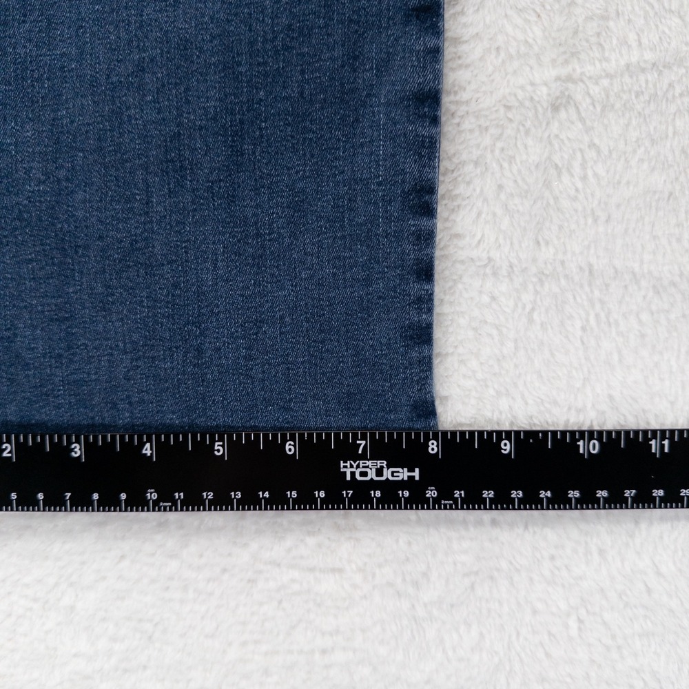 NYDJ Womens Jeans Size 12 Blue Straight Leg Stretch Tencel Denim Medium Wash - Picture 9 of 14